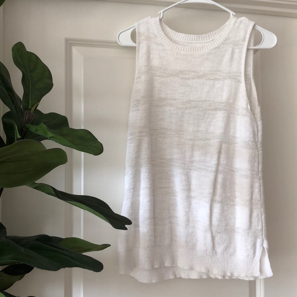 DONATED - Lou & Grey - White Sweater Tank - S